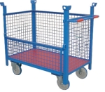 Mesh container midlateral. Rubber wheels 5030