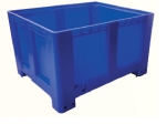 Smooth plastic container 1.200 X 1.000 X 760 mm. blue 5049-AZUL